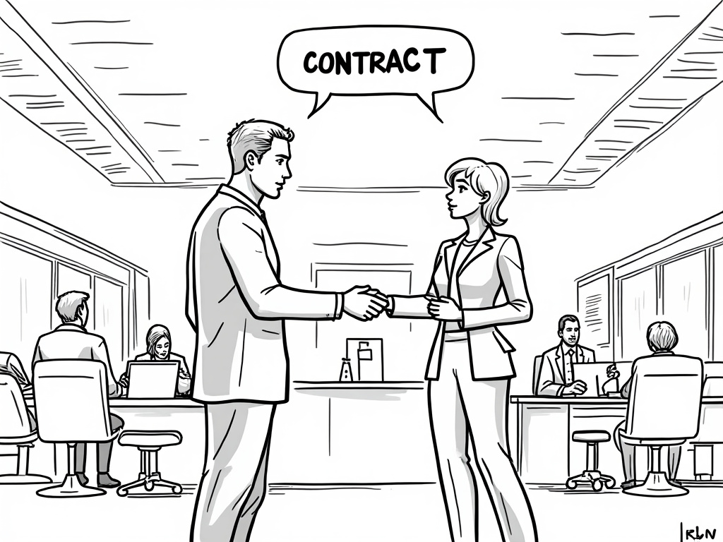 Contrato empresarial comparado